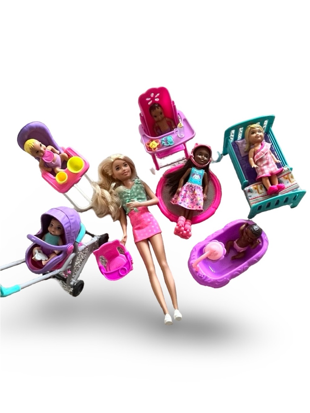 Barbie Doll Babysitter and Baby Dolls and Accessories Lot - Picture 9 of 9